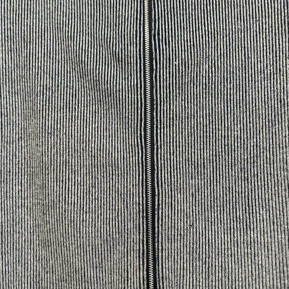 Wild Fable Women's XXL Zip-Front Navy & White Ribbed Cardigan Thick Sweater. - Picture 9 of 14